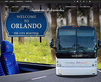 American Motorcoaches - SEO Orlando | Orlando Web Design | Custom Websites | Orlando Graphic Design